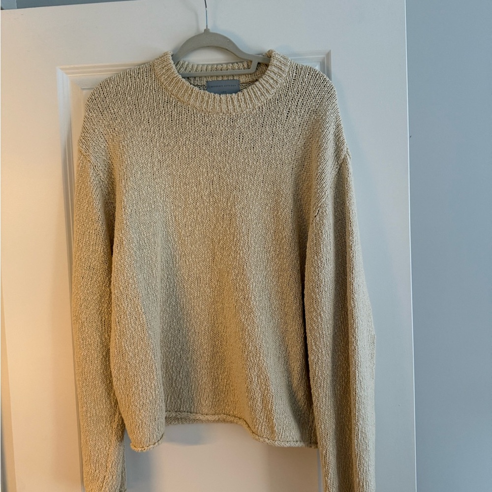 Modern Citizen Cream Knit Pullover